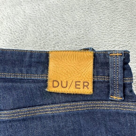 DUER L2X Slim Fit Performance Denim Jeans Blue 34x30 - Picture 8 of 14